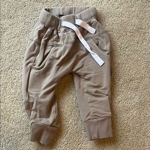 Little Bipsy Kids Taupe Joggers